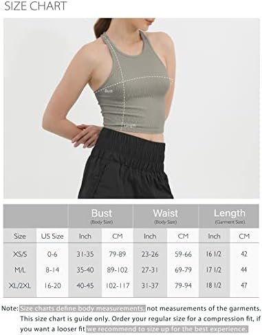 Women's Crop 3-Pack Washed Seamless Rib-Knit Camisole Crop Tank Tops