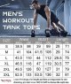 Men's 3 Pack Workout Tank Tops Gym Athletic Muscle Tee Bodybuilding Fitness Sleeveless T-Shirts