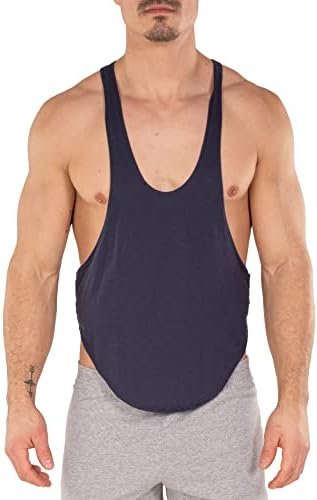 Sport Mens Bodybuilding Gym String Posing Tank Top New