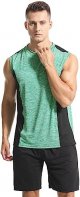 Men's 4 Pack Tank Tops Sleeveless Workout Quick Dry Shirts Gym Muscle Shirts Athletic Bodybuilding Tee