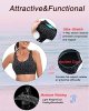 High Impact Sports Bras for Women,Racerback Running Bra Workout Crop Tank Tops Longline Sports Bra Push up