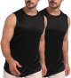 Mens Tank Tops Muscle Athletic Quick Dry Sleeveless Workout Fitness T Shirts for Men