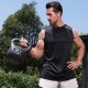 Mens Tank Tops Muscle Athletic Quick Dry Sleeveless Workout Fitness T Shirts for Men