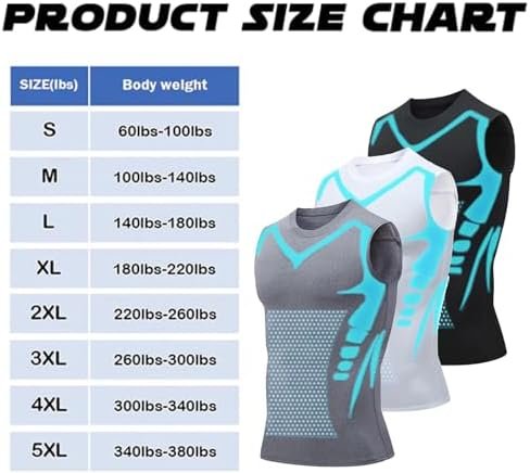 Compression Shirt for Men, 2024 Shaping Sleeveless Therapy Vest Men, Compression Tank Top to Shape Your Body