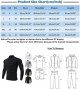 Fitness Sports T-Shirts Compression Tops for Men Running Quick Dry Breathable Base Layer Long Sleeve Workout Underwear