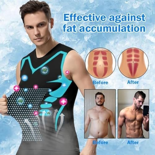 Compression Shirt for Men, 2024 Shaping Sleeveless Therapy Vest Men, Compression Tank Top to Shape Your Body