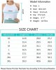 Women's Cross Back Sports Bra Halter Neck Workout Crop Tank Tops with Removable Pads