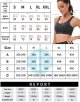 High Impact Sports Bras for Women,Racerback Running Bra Workout Crop Tank Tops Longline Sports Bra Push up