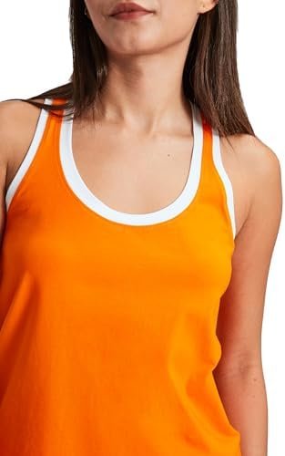 Women's Athletic Cotton Yoga Tank Tops Racerback Muscle Tank for Workout Tennis