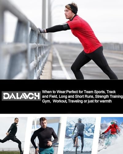 4/5 Pack Thermal Compression Shirts for Men Mock Turtleneck Long Sleeve Running Undershirt Base Layer Tops for Winter