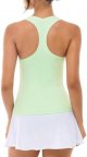 Women's Racerback Workout Top Active Running Yoga Tank Tops