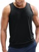 Men's Tank Tops Workout Sleeveless Tee Shirts Muscle Athletic Gym Running Beach Tanks for Men, Quick Dry