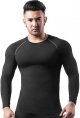 Men's Compression Shirt Short Sleeve Sports Athletic Baselayer Workout Tops Dry Fit Muscle Shirts 2 Pack