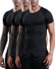 Men's Compression Shirts Short Sleeve Gym Tshirts Running Tops Cool Dry Sports Base Layer Athletic Undershirts