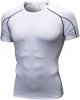 Men's Compression Shirts Short Sleeve Athletic Workout Undershirts Quick Dry Base Layer Sports T-Shirts Running Tops