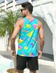 Mens Funny Tank Tops 3D Graphic Sleeveless Summer Sports Gym Workout T-Shirt …