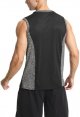 4 Pack Men's sleeveless workout tank top Gym Muscle Mesh Tank Bodybuilding Quick Dry Athletic Shirts