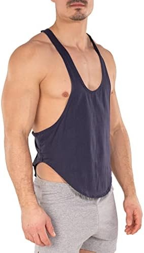 Sport Mens Bodybuilding Gym String Posing Tank Top New