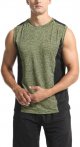 4 Pack Men's sleeveless workout tank top Gym Muscle Mesh Tank Bodybuilding Quick Dry Athletic Shirts