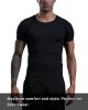 Men's Compression Shirts Short Sleeve Gym Tshirts Running Tops Cool Dry Sports Base Layer Athletic Undershirts