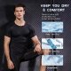 4 Pack Men's Compression Shirts Men Long/Short Sleeve Athletic Workout Tops Gym Undershirts Active Sports Baselayers