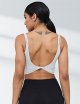 Womens Workout Sports Bras Backless Padded Yoga Tank Tops Crop Twist Low Back Cami Bra for Gym