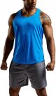 Men's Dry Fit Muscle Workout Tank Tops, Y-Back Bodybuilding Gym Shirts, Athletic Fitness Tank Top