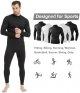 4/5 Pack Thermal Compression Shirts for Men Mock Turtleneck Long Sleeve Running Undershirt Base Layer Tops for Winter