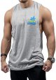 Men's Workout Tank Tops Cotton Gym Cut Off Sleeveless T Shirt Bodybuilding Fitness Muscle Athletic Tank Tops