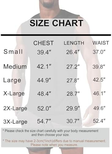 Mens Workout Sleeveless Shirts Cotton Casual Tank Tops Muscle Gym Cut Off T-Shirts