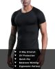 Men's Compression Shirts Short Sleeve Gym Tshirts Running Tops Cool Dry Sports Base Layer Athletic Undershirts