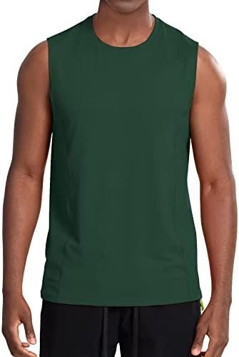 Sleeveless Workout Shirts for Men Moisture Wicking,Athletic Running Tank Top Quick Dry Gym Tanks